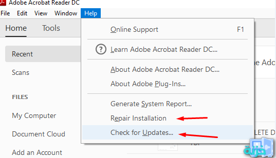 تنزيل تحديث adobe acrobat reader 